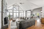 Open concept floor plan